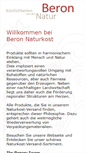 Mobile Screenshot of beron-naturkost.de